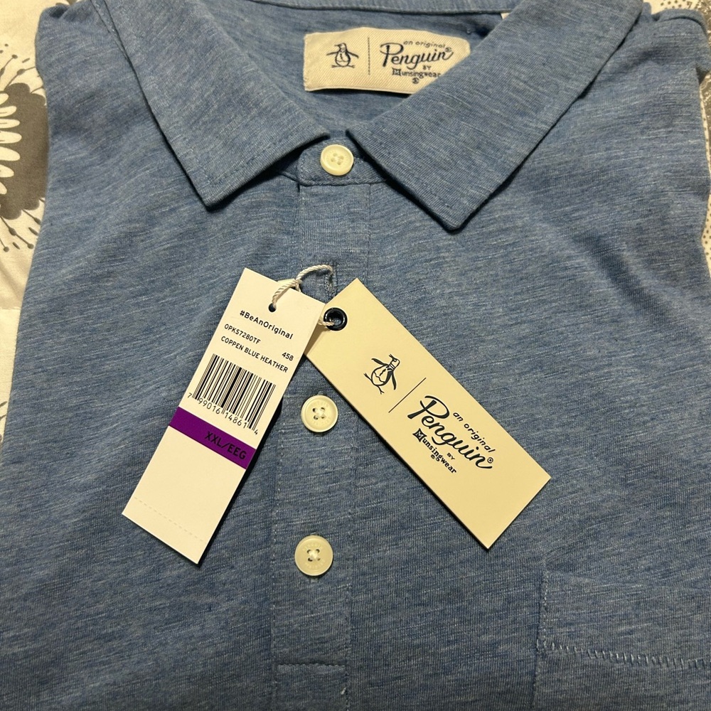 Original Penguin Men's Blue Shirt